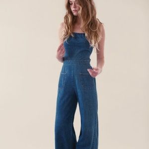 Stoned Immaculate Jean Genie Denim Jumpsuit Filmore Wash